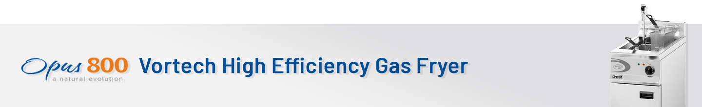 Lincat Opus 800 Vortech High Efficiency Gas Fryer