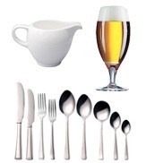 Image of Cutlery, Crockery & Glassware