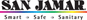 San Jamar catering equipment logo