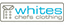 Whites Chefs Apparel catering equipment logo