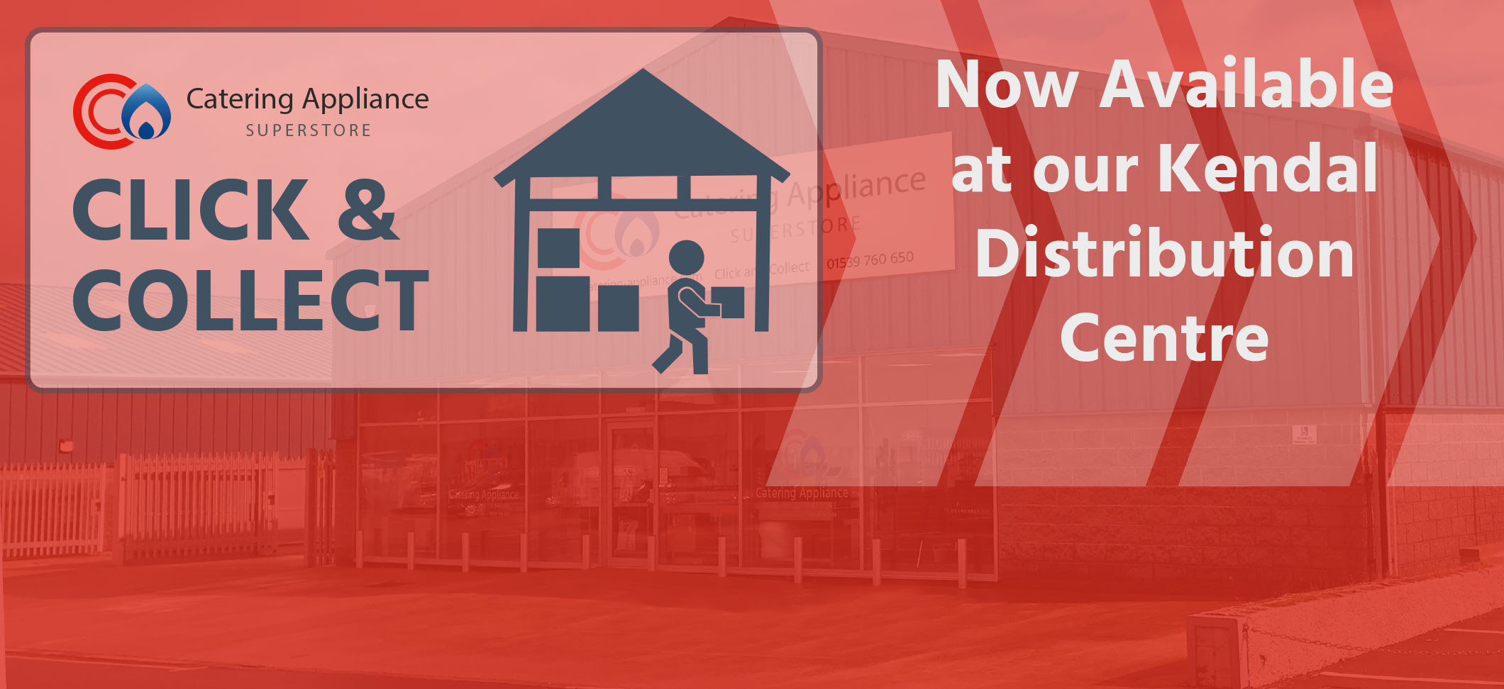 Click and Collect, Now available at our Kendal Distribution Centre