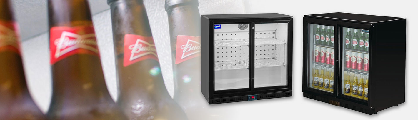 Sliding door deals bottle cooler