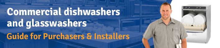 Commercial glass and dishwaser installation guide