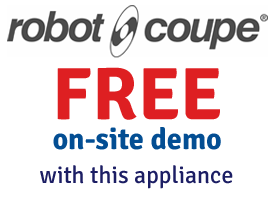 Robot Coupe Free on-site demo on this appliance