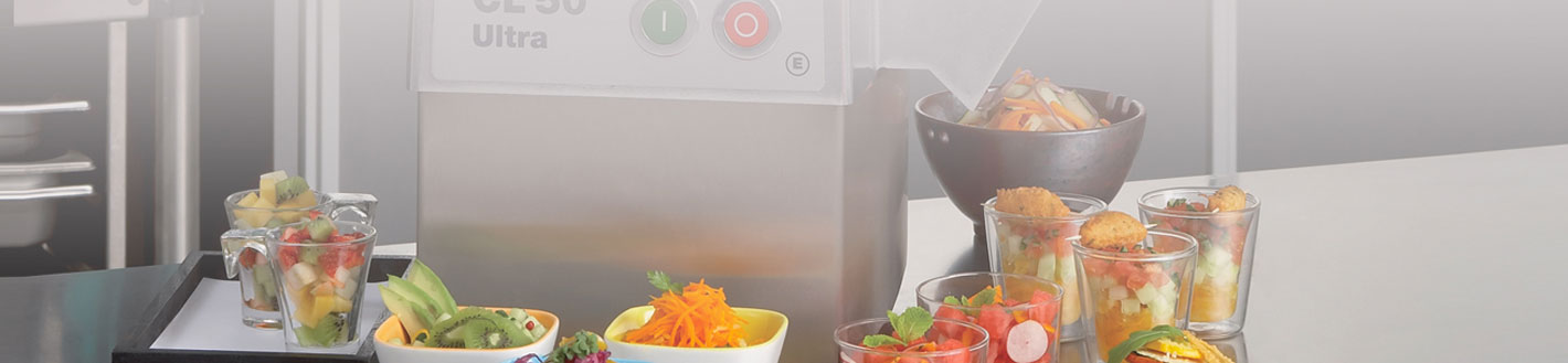 Robot Coupe device and food created using it