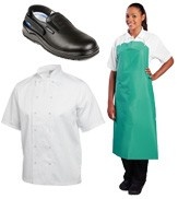 Clothing, Aprons & Footwear