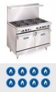 Image of 8 Burner Gas Oven Ranges