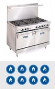 Image of 8 Burner Gas Ovens