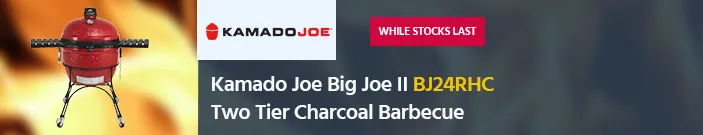 Kamado Joe Big Joe II BJ24RHC Two Tier Charcoal Barbecue