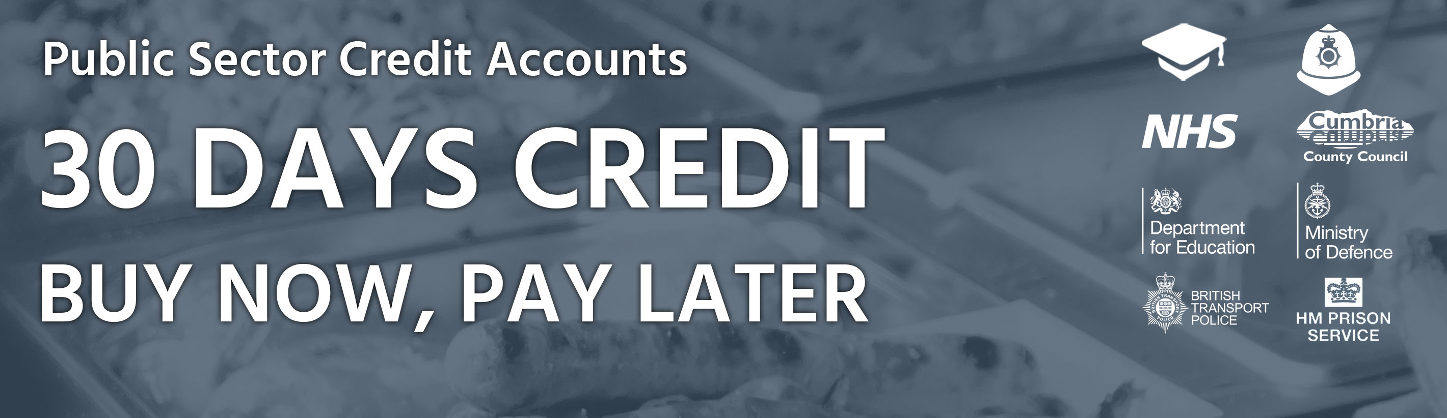 Public Sector Credit Accounts, 30 Days Credit, Buy Now, Pay Later