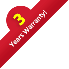 3 Years Warranty