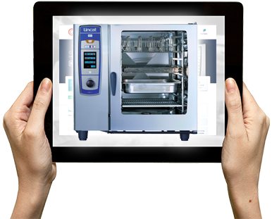 iPad with combi builder screenshot