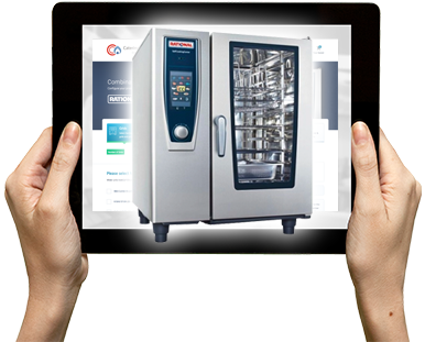 iPad with combi builder screenshot