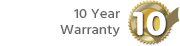 Manufacturers 10 Years Warranty - 10 Years Parts Only For NON UK Mainland (including some areas of the Scottish Highlands) Postcodes