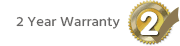 Manufacturers 2 Years Warranty - 2 Years Parts Only For NON UK Mainland (including some areas of the Scottish Highlands) Postcodes
